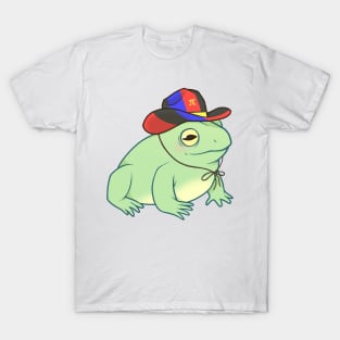 Polyamory Pride Cowboy Frog T-Shirt